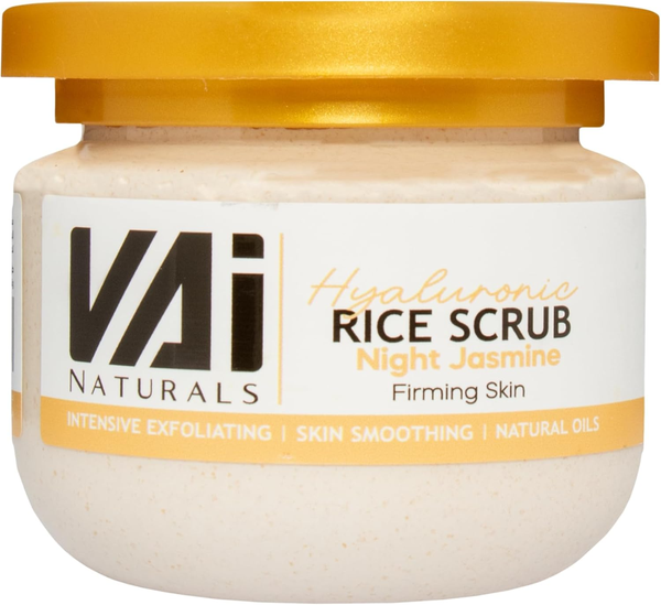 Rice Brightening Scrub Foam Exfoliating Night Jasmine VAI Naturals 280ml