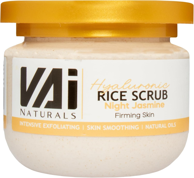 Rice Brightening Scrub Foam Exfoliating Night Jasmine VAI Naturals 280ml