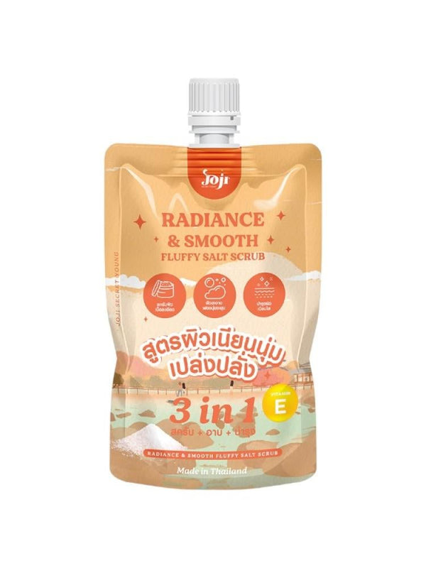 Joji Secret Young 3-in-1 Fluffy Salt Scrub with Vitamin E 350g