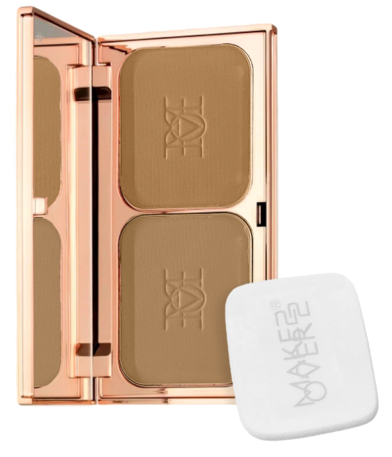 Duo Face Powder Shade 404 Oil Absorbing Formula Make Over22 10g