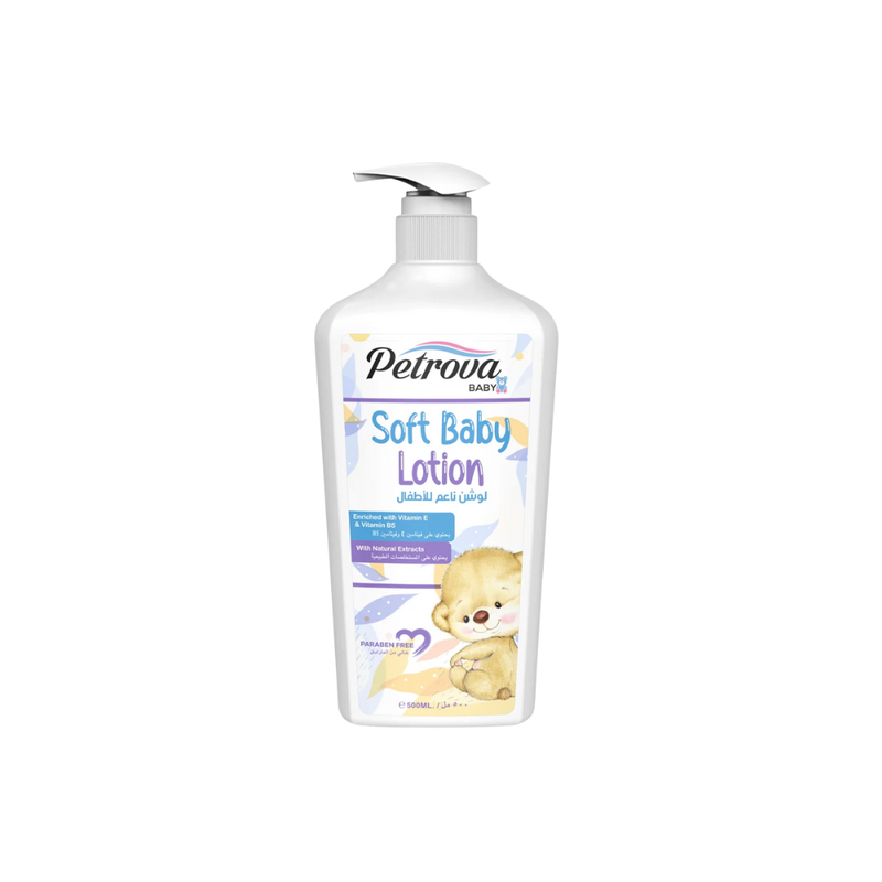 Petrova Baby Soft Lotion, Moisturizing Body Lotion for Sensitive Skin, 500ml