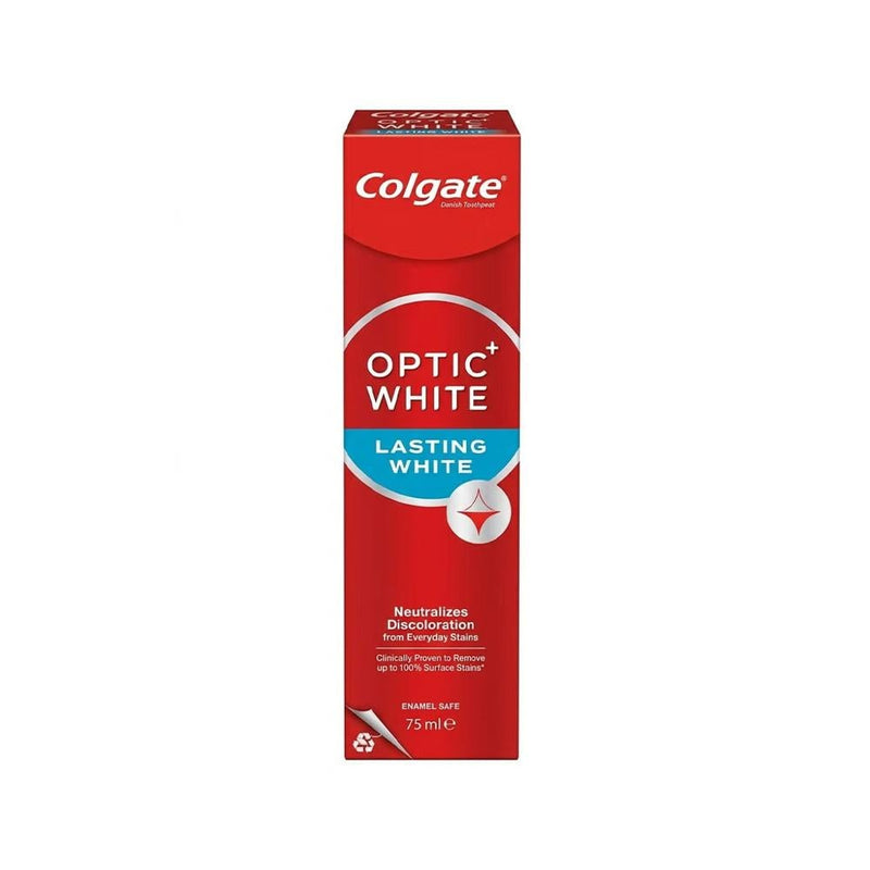 Optic White Toothpaste Lasting White Hydrogen Peroxide Colgate 75ml