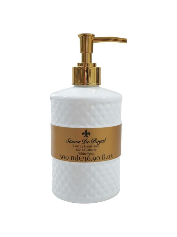 Savon de Royale White Pearl Liquid Hand Soap - Luxurious Fragrance - 500ml