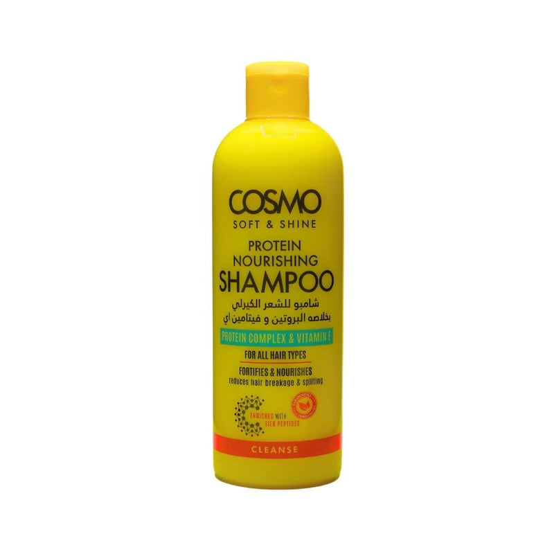Cosmo Protein Shampoo for Curly & Wavy Hair, Anti-Frizz, 480ml