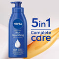 Nivea Body Lotion Nourishing Deep Moisture Serum Almond Oil 625ml