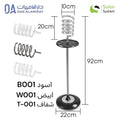 Salon System Hair Dryer Holder with Transparent Plate & Stainless Steel