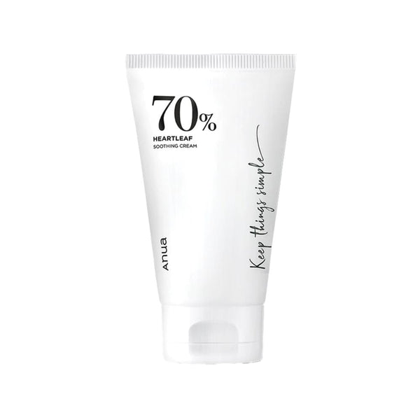 Anua Heartleaf 70% Soothing Moisturizing Cream, Vitamin C, Sensitive Dry Skin, 100ml