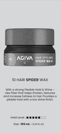Hair Styling Wax Stick Strong Hold Shiny AGIVA 155ml