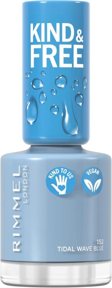 Shop Nail Polish Kind & Free Tidal Wave Blue 152 Rimmel 10ml