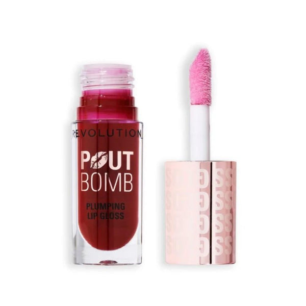Revolution Pout Bomb Plumping Lip Gloss in Jelly Berry Mauve with Vitamin E