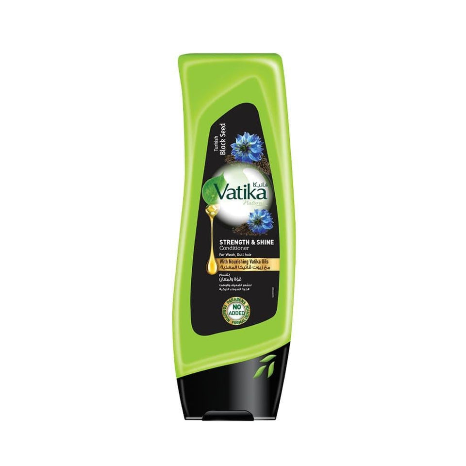 Vatika Strength & Shine Conditioner for Weak & Dull Hair with Almond, Aloe & Honey 400ml