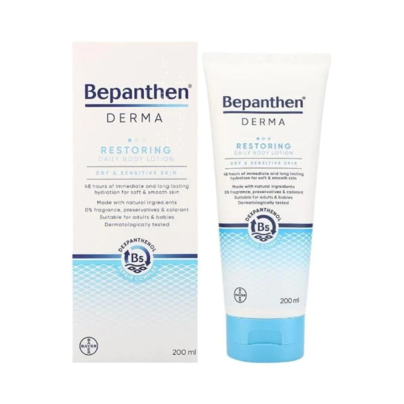 Bepanthen Derma Daily Body Lotion, Dry and Sensitive Skin, 200ml