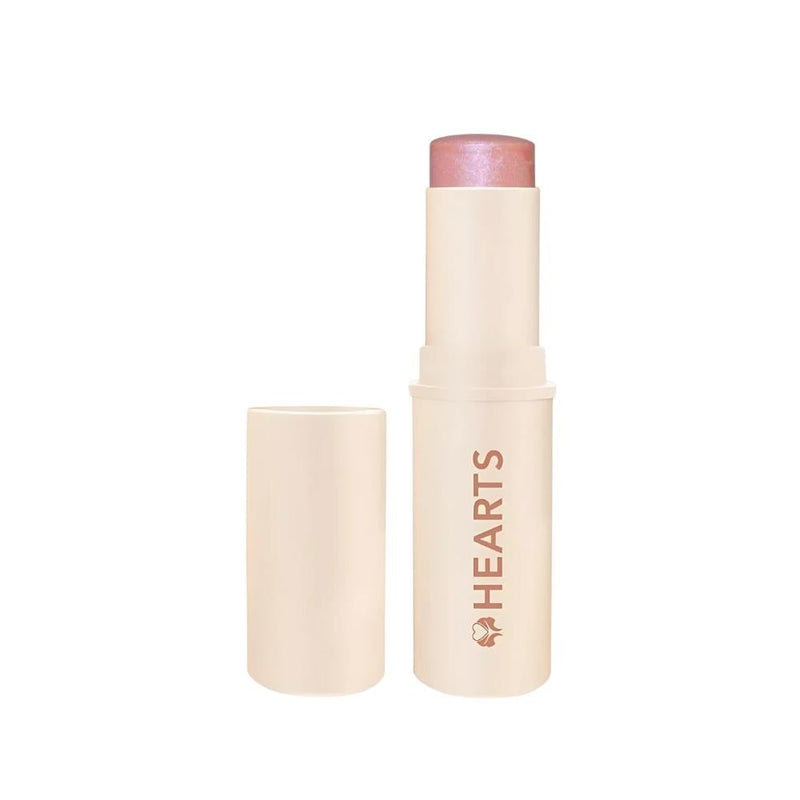 Hearts Dewy Stick Highlighter 10 Rose Sparkle Creamy Aloe Vera Vitamin E