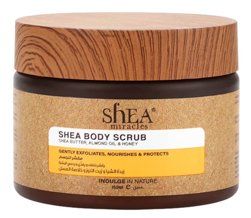 Body Scrub for All Skin Types Exfoliating Shea Miracles 150ml