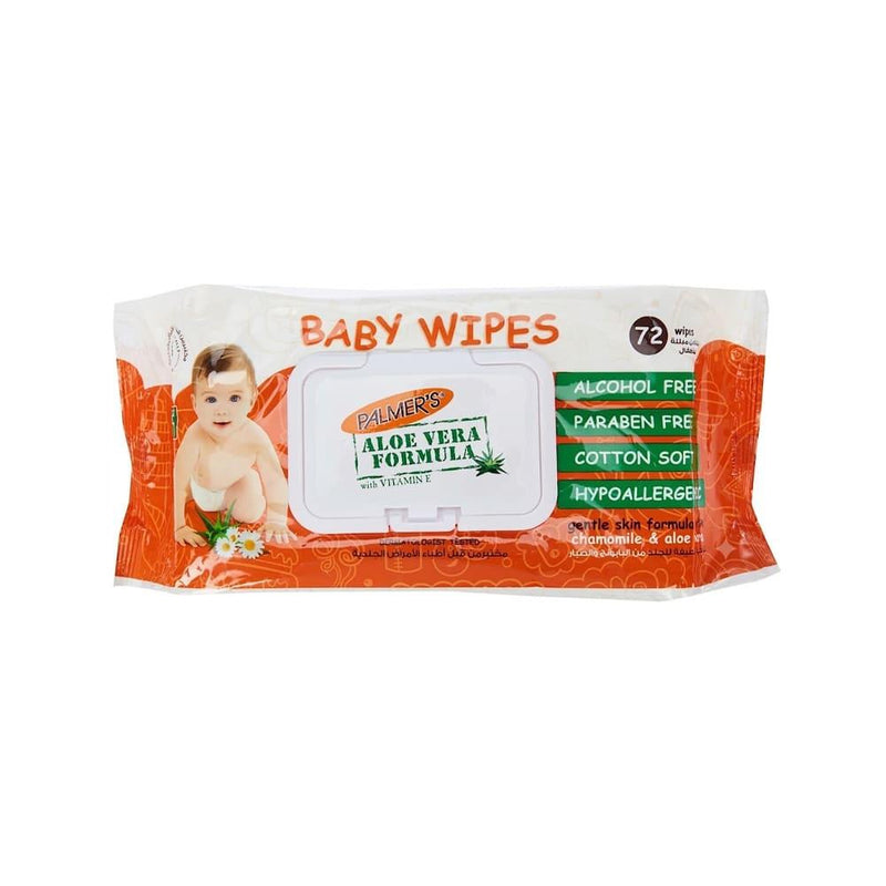 Baby Wipes Aloe Vera Vitamin E Sensitive Skin Palmer's 72 Wipes