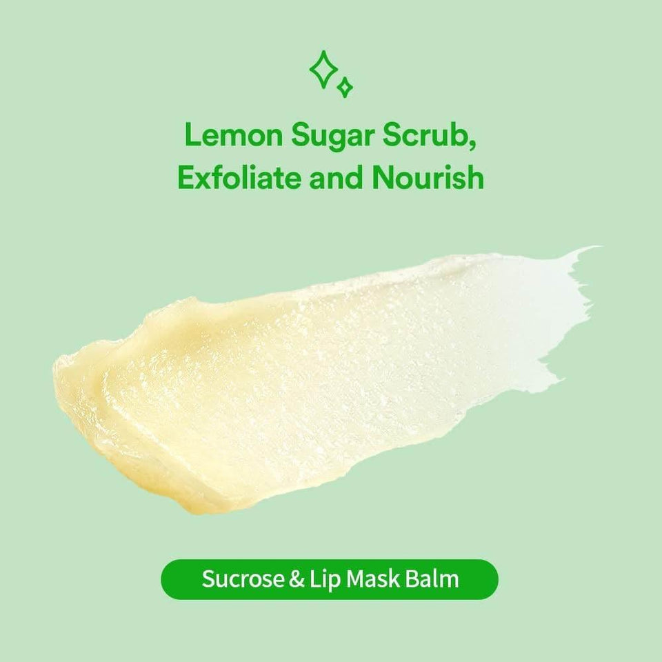 Tocobo Lemon Sugar Lip Scrub Mask for Soft & Glowing Lips 20ml