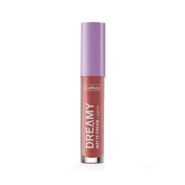 Callista Dreamy Creamy Matte Lip Gloss 208 Front Row Macadamia Oil Vitamin E