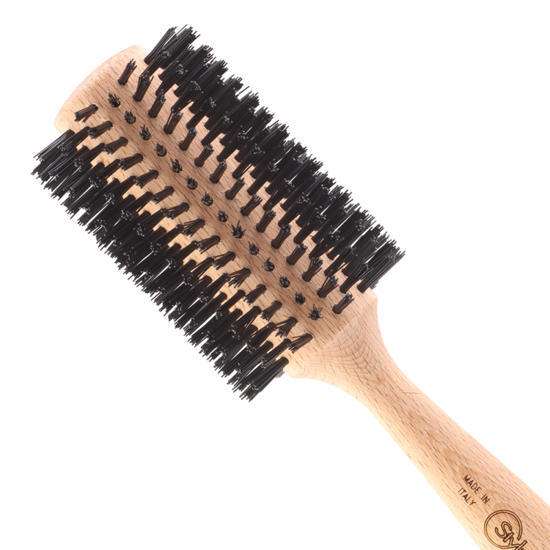 Hair Dryer Brush Wooden Roller Styling Brush Professional Quality STYLIST 7021