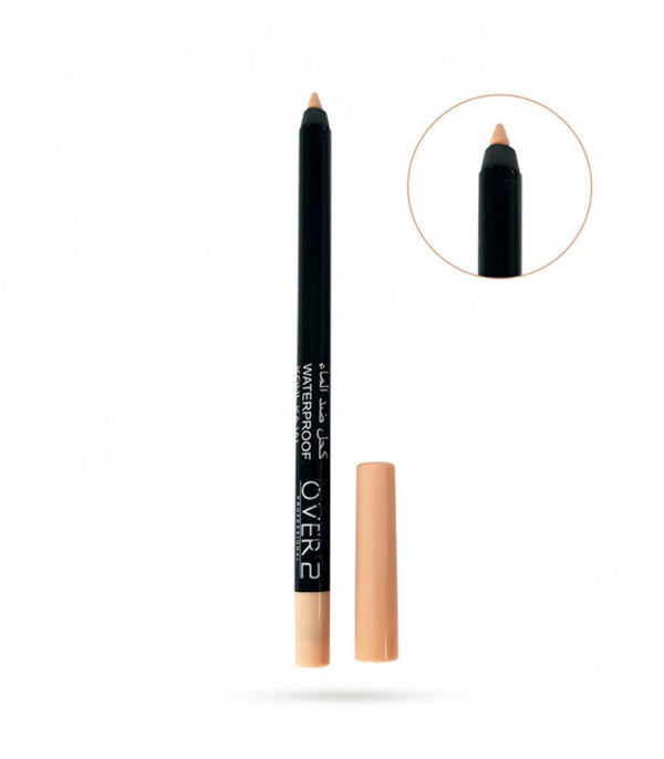 Make Over 22 Waterproof Kajal Eyeliner Pencil, Black, M402