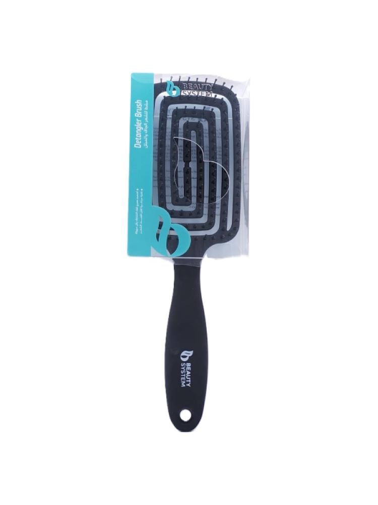 Detangling Hair Brush Flexible Teeth Smooth Tangles Beauty System Black