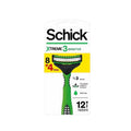 Schick Extreme Men's Razor 3 Blades Aloe Vera Vitamin E 12 Count