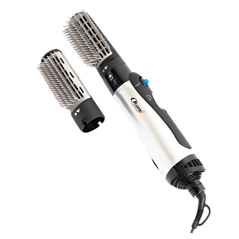 Okema OK 977 1000W Hair Styling Dryer with 2 Brushes