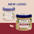 Sugar Body Scrub Exfoliating Shea Butter Almond Oil Dr Teal's 538g