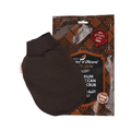 Jardin d'Oleane Moroccan Loofah Body Exfoliator, Natural Fiber, Brown