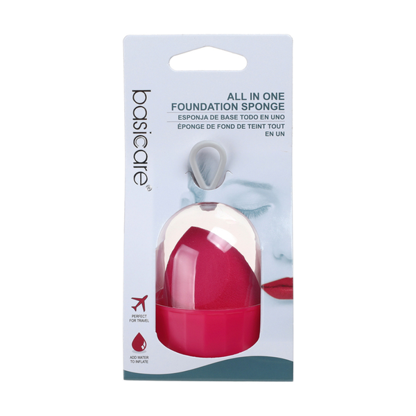 Basic Care Foundation Sponge 8008, Makeup Blender for Even Coverage