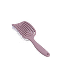 Detangling Hair Brush Flexible Teeth Smooth Tangle-Free Beauty System Pink