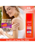 Cosmo Glow Body Lotion with Carrot Oil and Kojic Acid, 500 ml