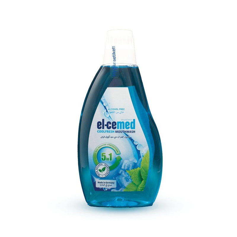 Fresh Breath Mouthwash Cool Mint El-ce Med 500ml