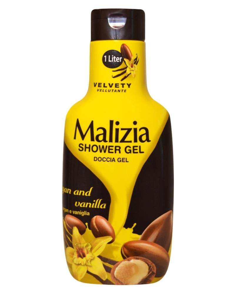 Shower Gel Argan And Vanilla Nourishing Cleanser Malizia 1000ml