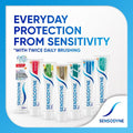 Sensodyne Fluoride Toothpaste Sensitive Teeth Stain Removal 75ml
