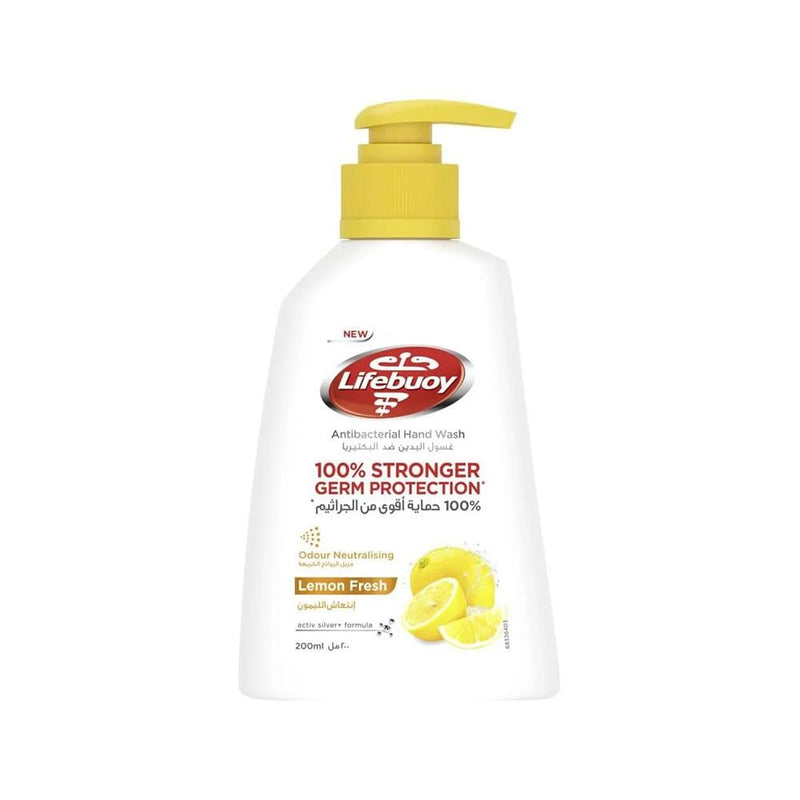 Lifebuoy Hand Wash Antibacterial Lemon Fresh Mild Care 200ml