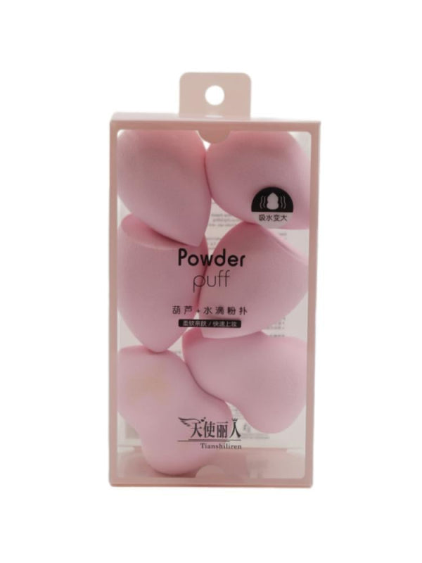 Makeup Sponge Set 6 Pieces Multicolor for Flawless Foundation Application