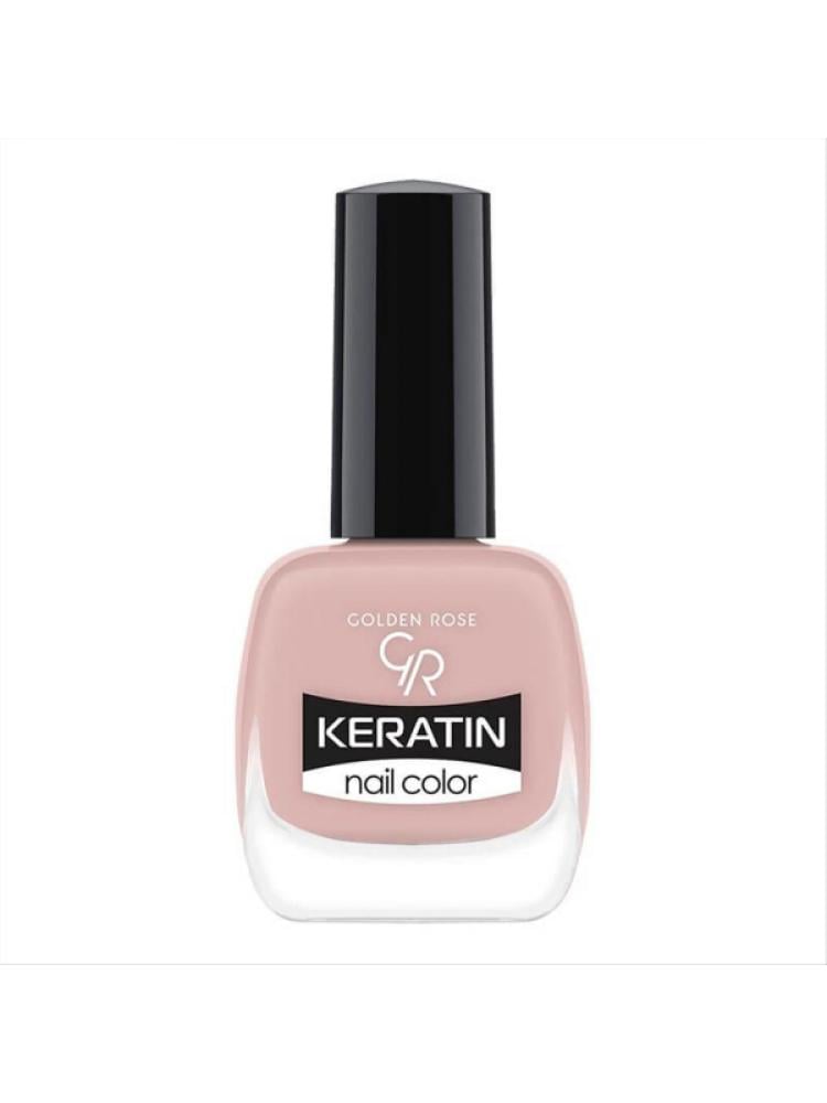 Keratin Strengthening Nail Polish No. 09 Glossy Finish Golden Rose 10.5ml