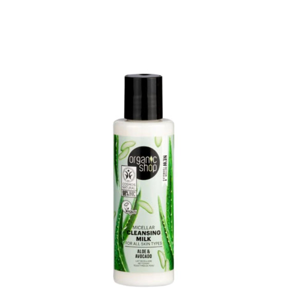 Organic Shop Micellar Cleansing Milk with Aloe Vera and Avocado 150ml