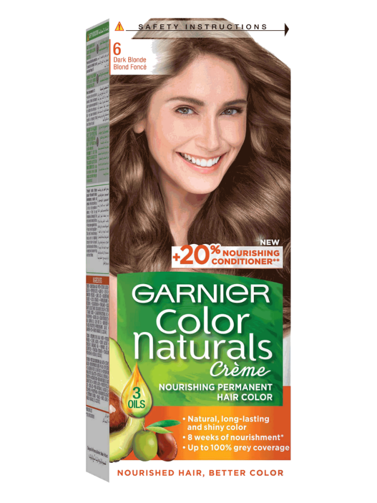 Dark Blond Hair Dye Dark Blond 6 Color Naturals 100ml Garnier