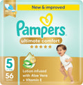 Pampers Diapers Taped Ultimate Comfort Giant Pack Size 5 56 Count
