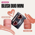 Huda Beauty Liquid Blush Filter Duo Mini, Cotton Candy & Peach Sorbet