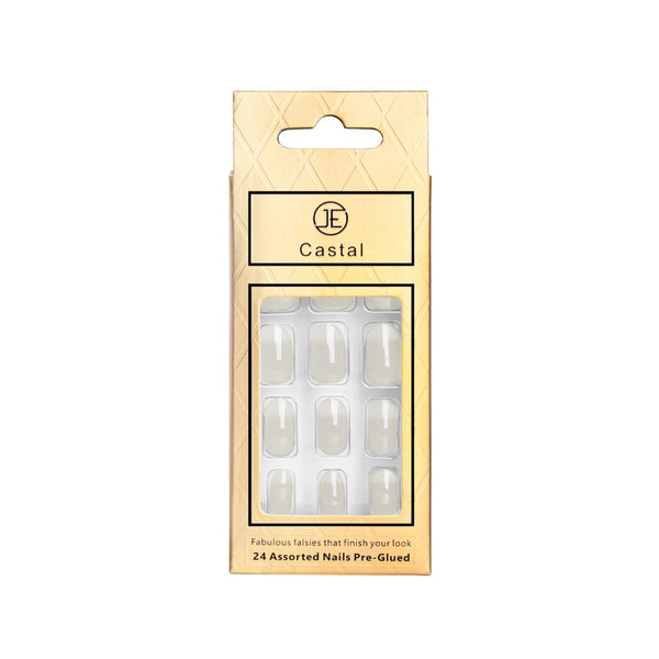 Castal Self-Adhesive Artificial Nails B15, 24 Count, Plastic