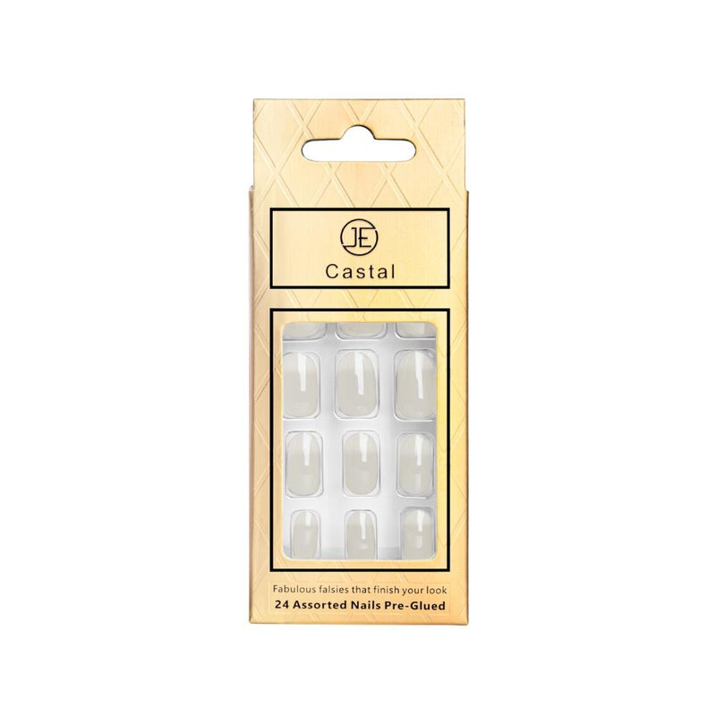 Castal Self-Adhesive Artificial Nails B15, 24 Count, Plastic