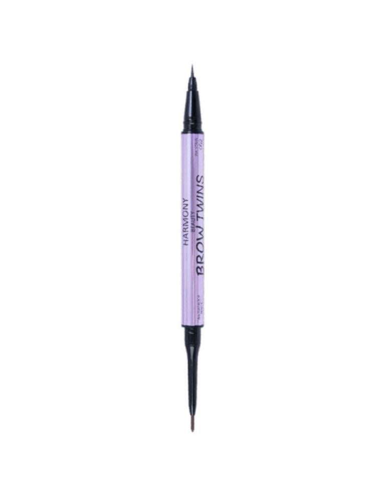 Waterproof Eyebrow Pencil Dark Brown Precision Define Harmony Beauty