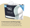 Sterilising Bags No Microwave Travel Friendly Vital Baby Nurture 5 Bags
