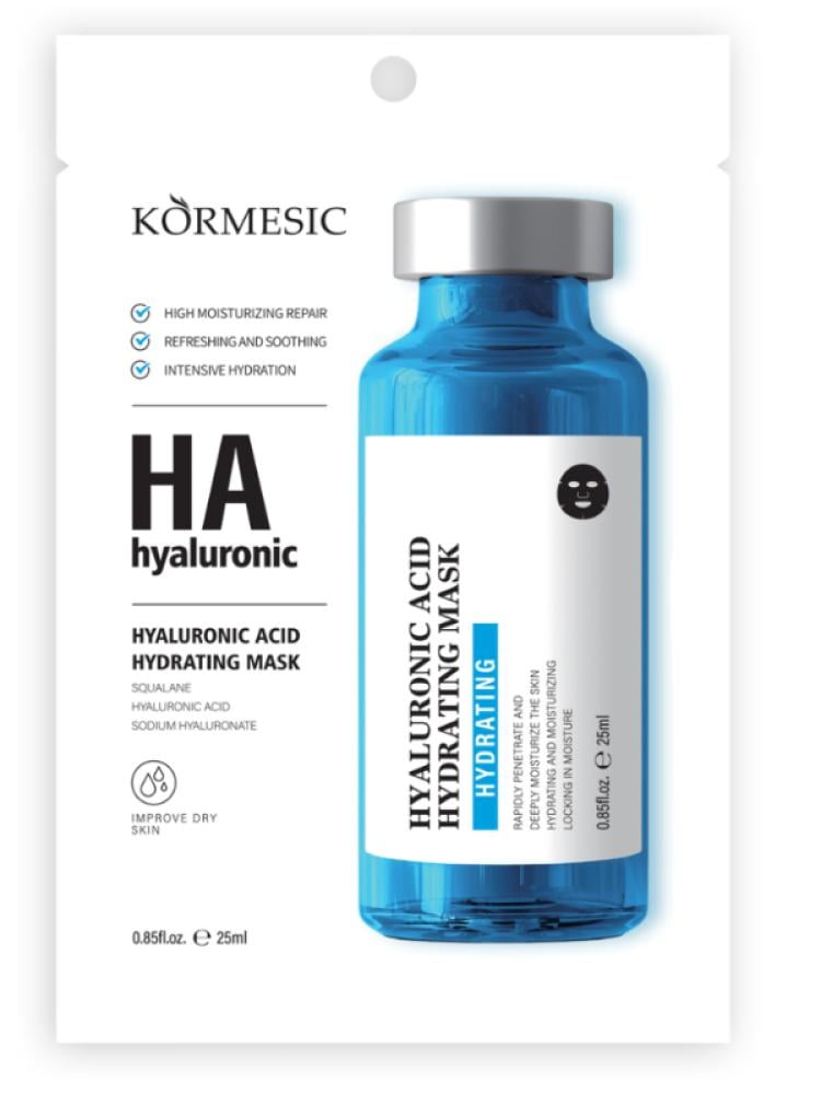 Kormesic Hyaluronic Acid Face Mask for Deep Hydration - 25ml