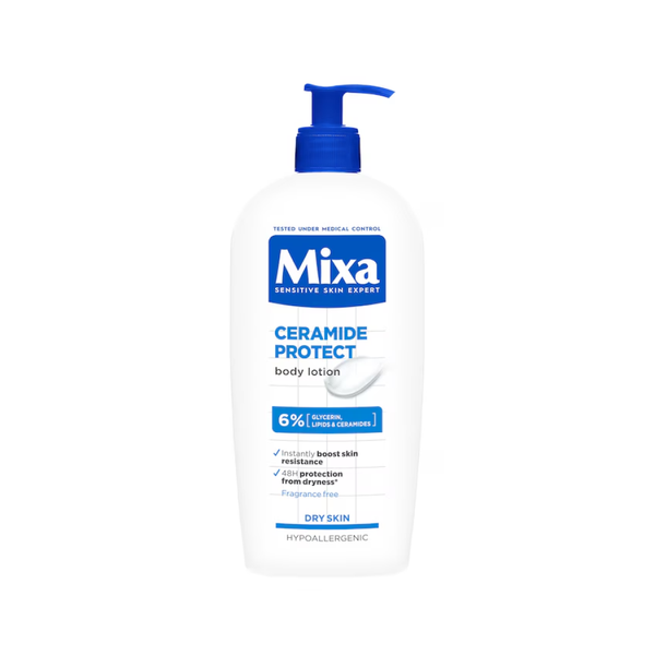 Mixa Ceramide Protect Body Lotion, Moisturizing, Dry Skin, 250ml
