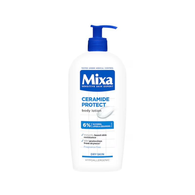 Mixa Ceramide Protect Body Lotion, Moisturizing, Dry Skin, 250ml