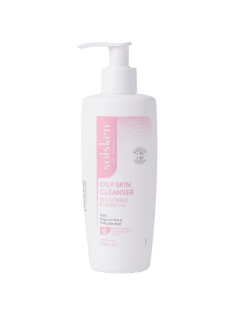 Solsken Facial Cleanser for Oily Skin, Gentle Formula 200ml