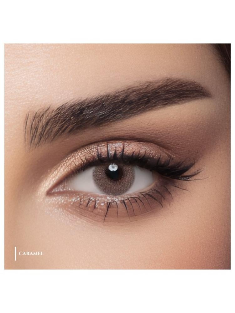 Natural Brown Contact Lenses Daily Caramel Miss Lens 10 Pack
